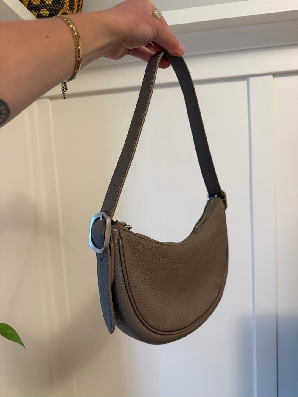 Quince Estelle Mini Shoulder Bag in Mink - Picture 2 of 3